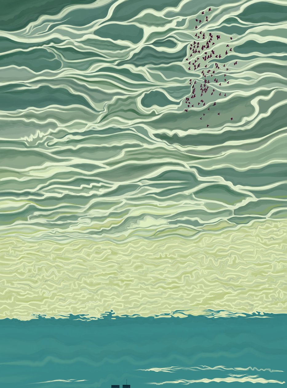 9-11-21 (grafika cyfrowa) autorstwa Evan Sklar