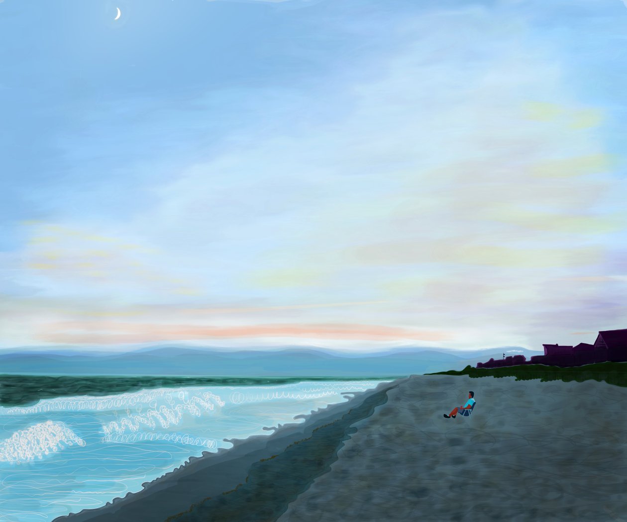 Fire Island autorstwa Evan Sklar