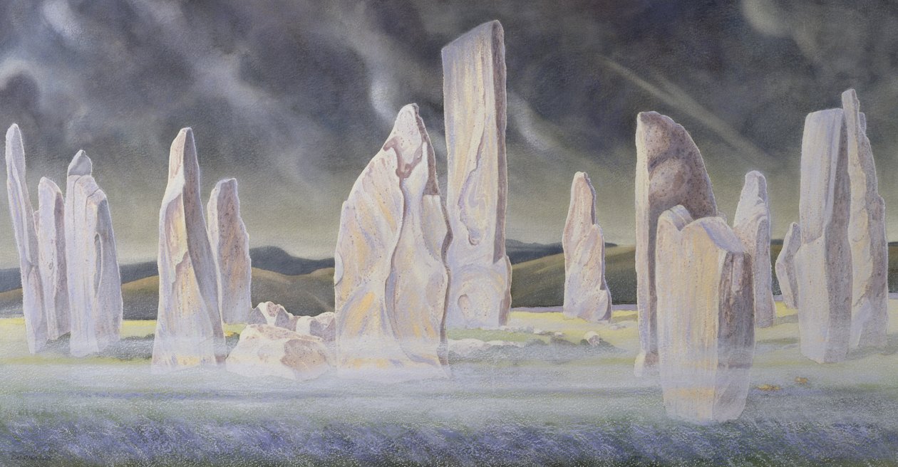 Legenda Callanish, wyspa Lewis autorstwa Evangeline Dickson