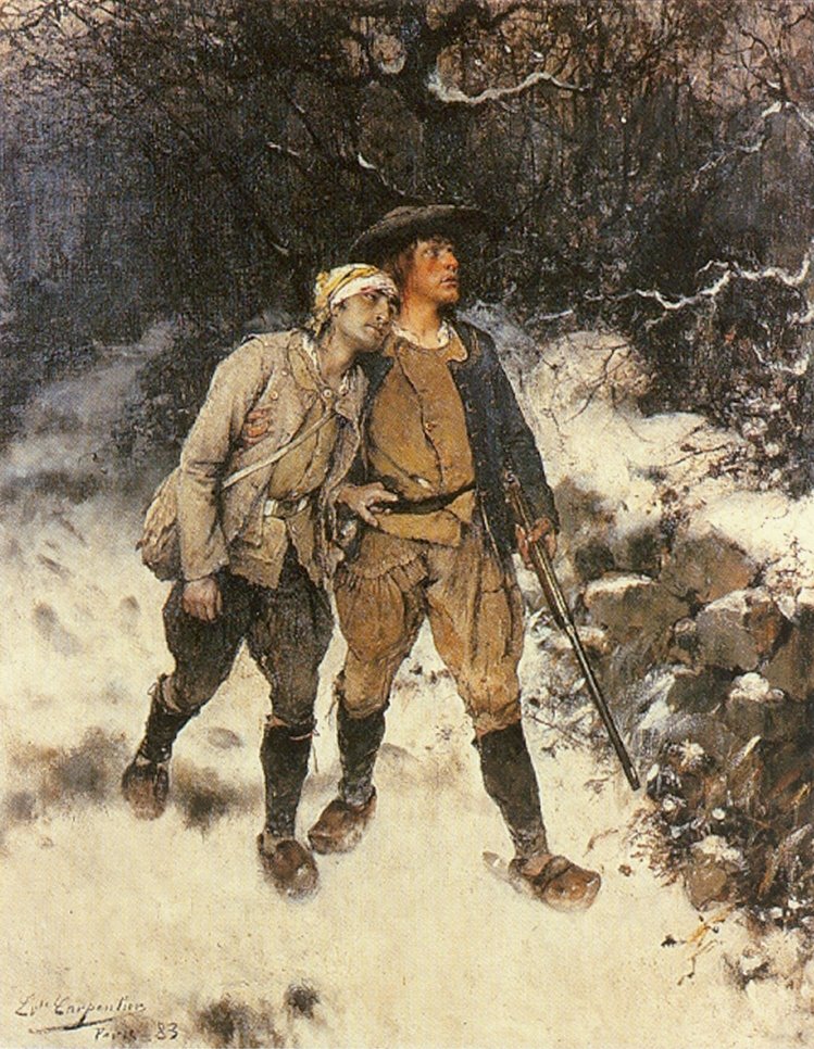 Chouany i derouten autorstwa Evariste Carpentier