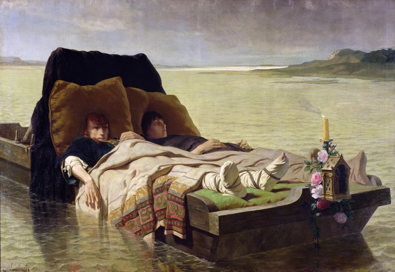 Enerves de Jumieges, 1880 autorstwa Evariste Vital Luminais