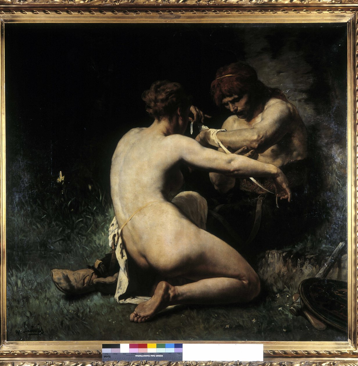Galowie boli (olej na płótnie) autorstwa Evariste Vital Luminais