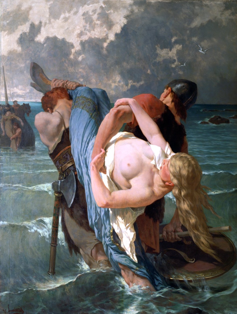 Piraci z Normandii, ok. 1842-1896 autorstwa Evariste Vital Luminais