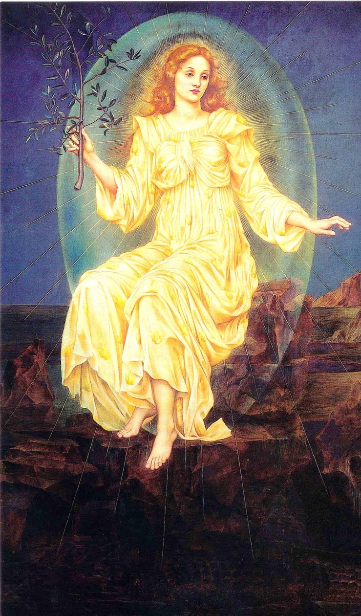 Lux w Tenebris autorstwa Evelyn De Morgan
