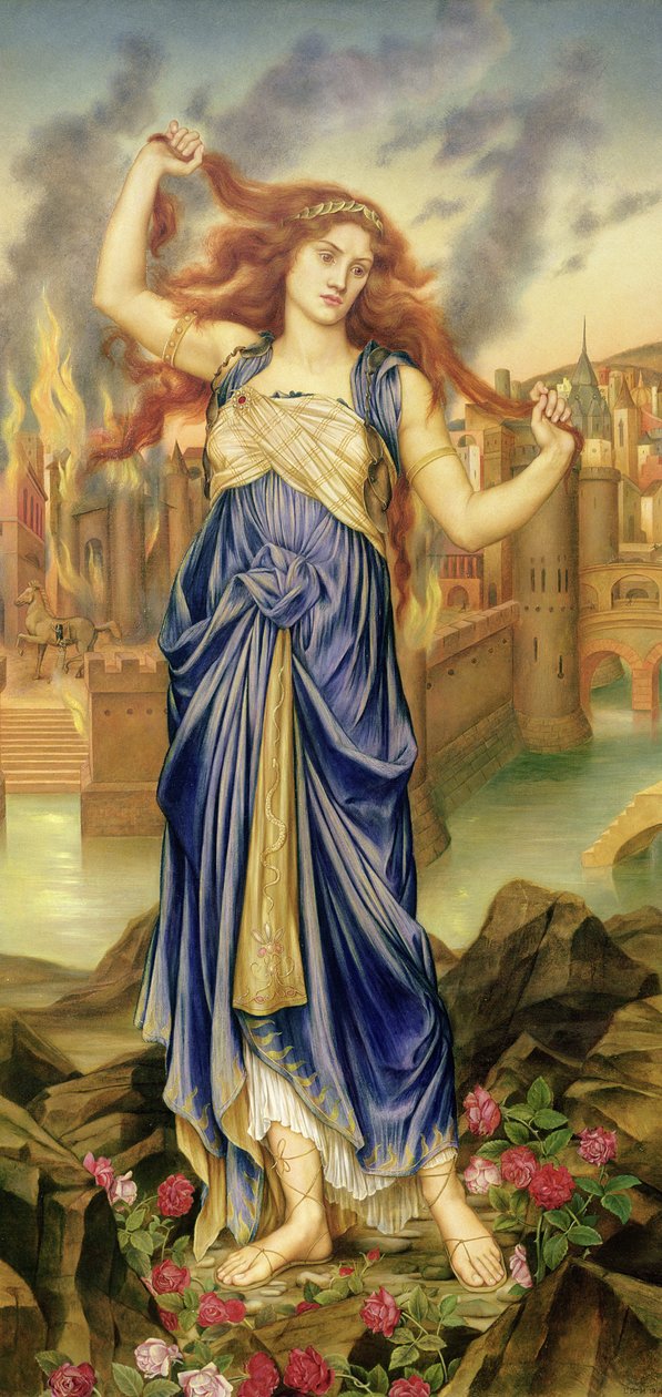 Kasandra, 1898 autorstwa Evelyn De Morgan