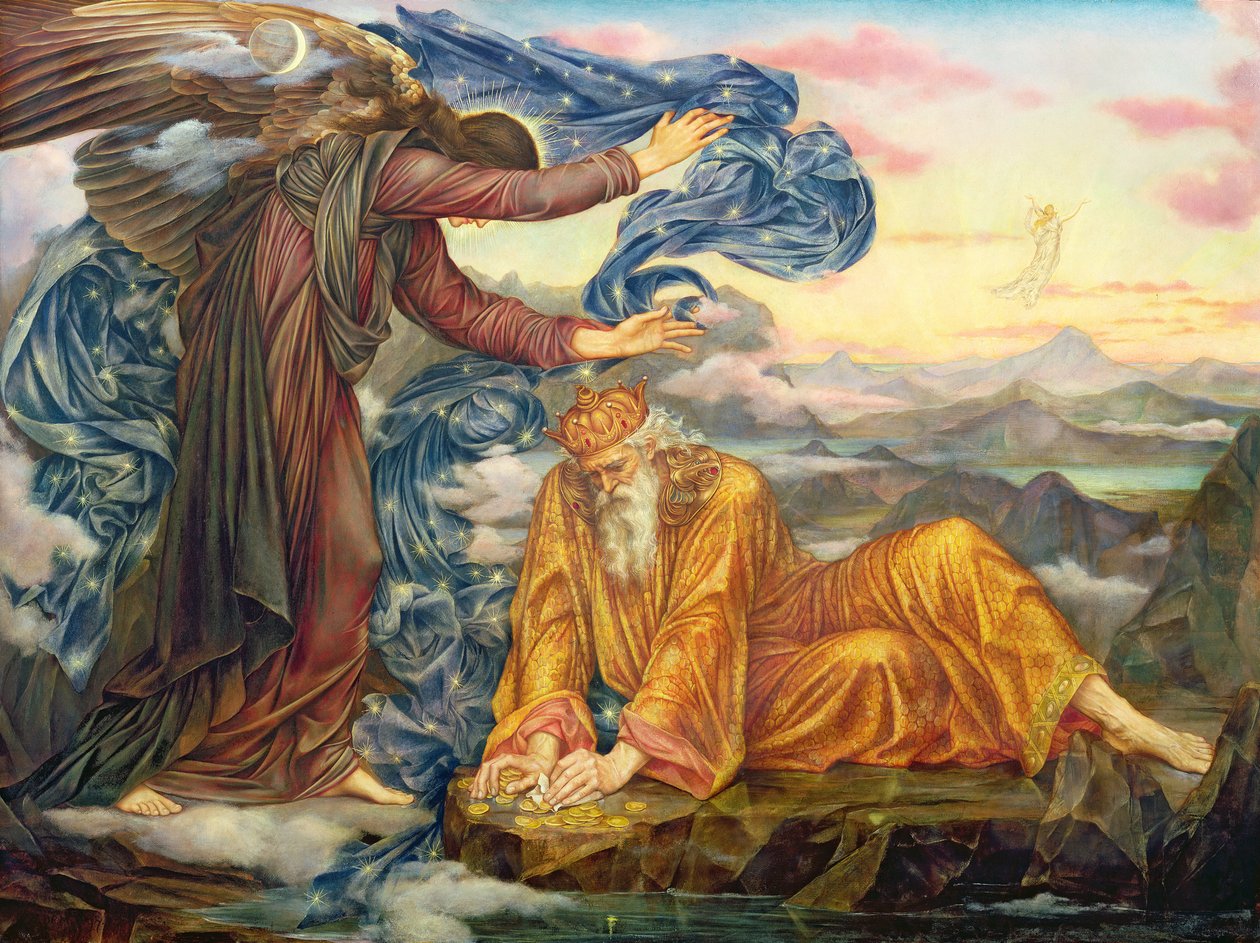 Earthbound, 1897 autorstwa Evelyn De Morgan