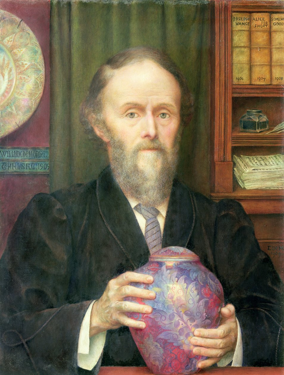 Portret Williama de Morgana (1839-1909) 1909 autorstwa Evelyn De Morgan
