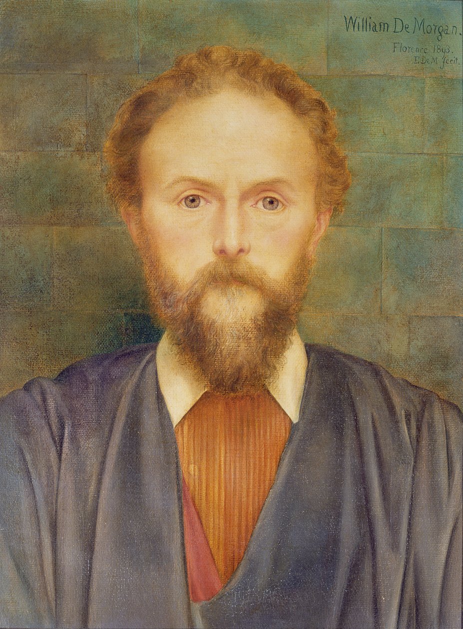 Portret Williama de Morgana, 1893 autorstwa Evelyn De Morgan