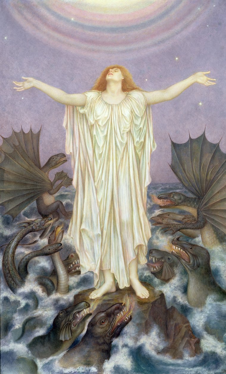 S.O.S. (olej na płótnie) autorstwa Evelyn De Morgan