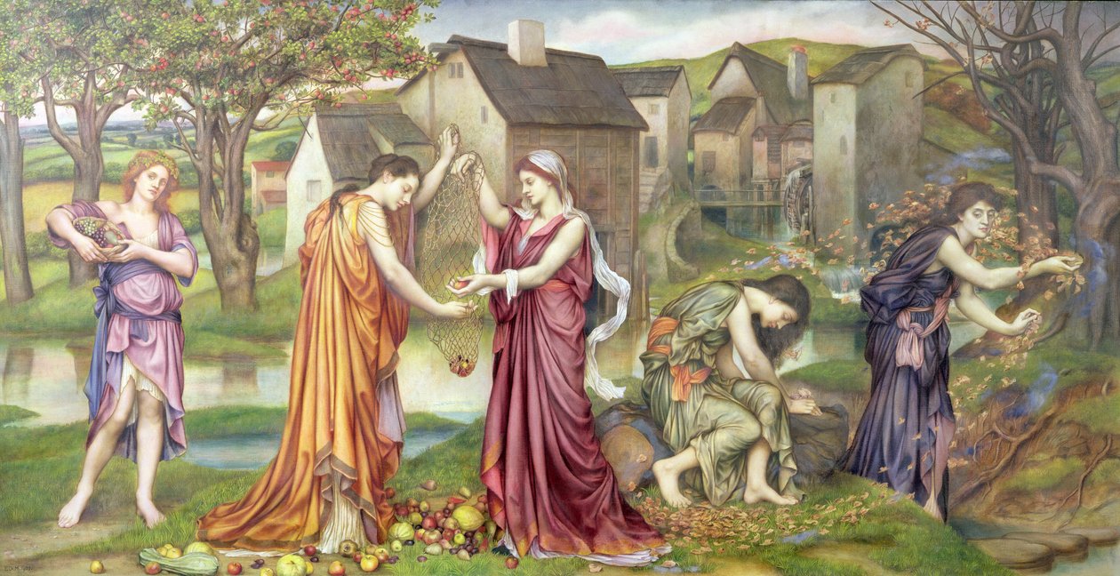 Kadencja jesieni, 1905 autorstwa Evelyn De Morgan