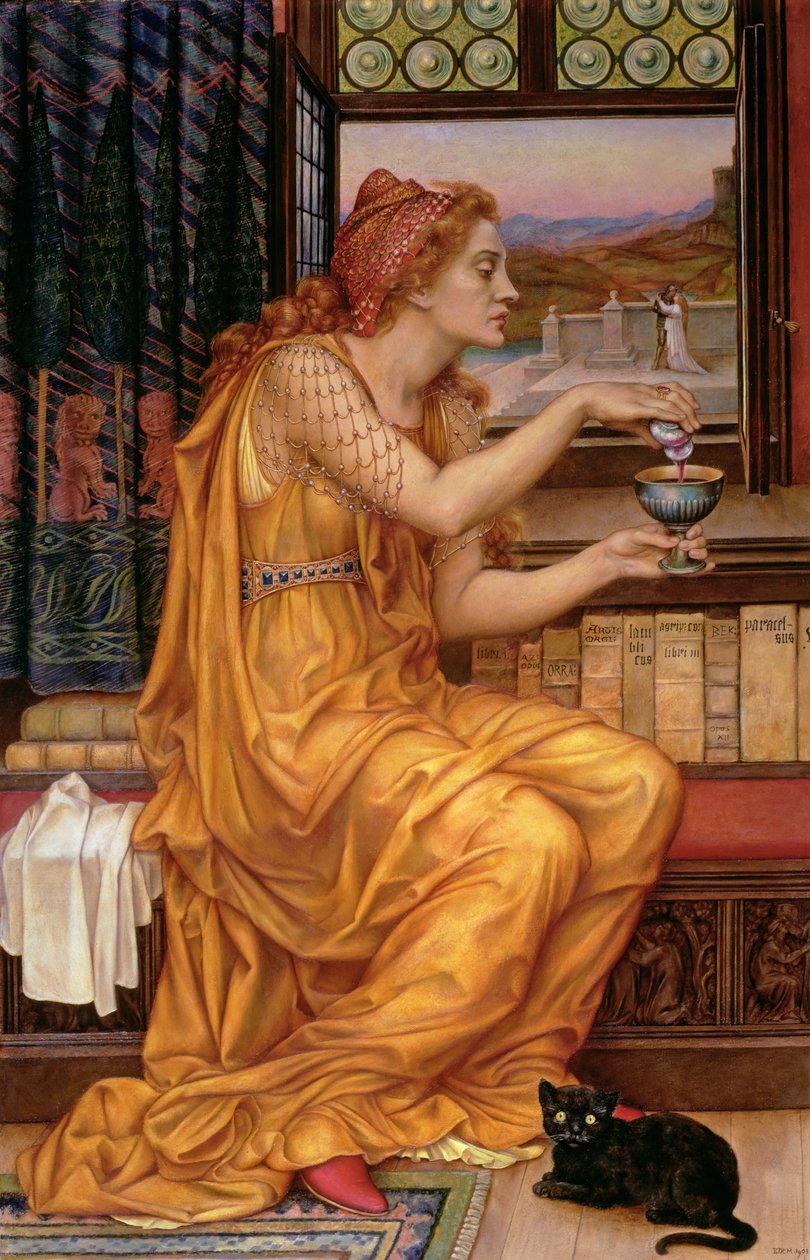 Eliksir miłości, 1903 autorstwa Evelyn De Morgan