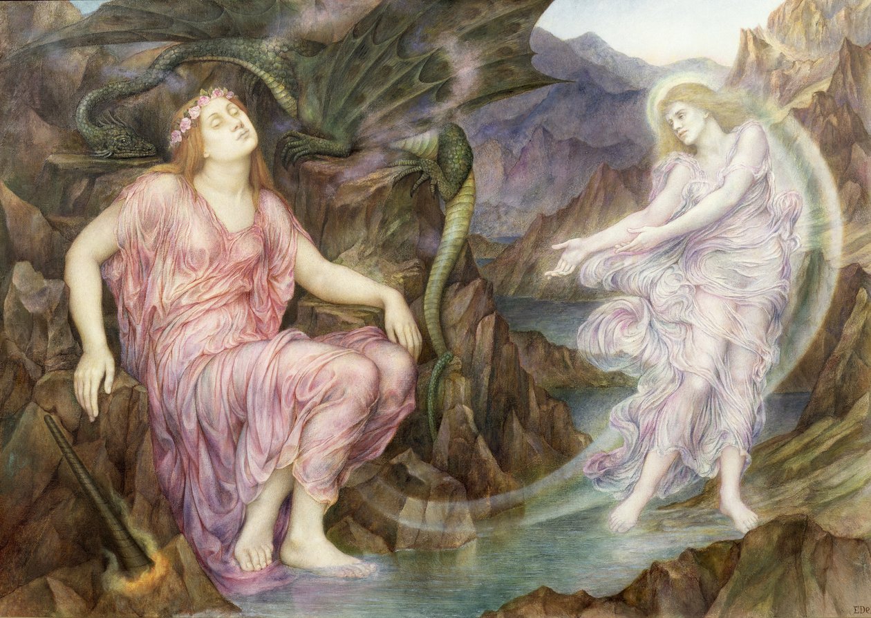 Przejście duszy w śmierci autorstwa Evelyn De Morgan