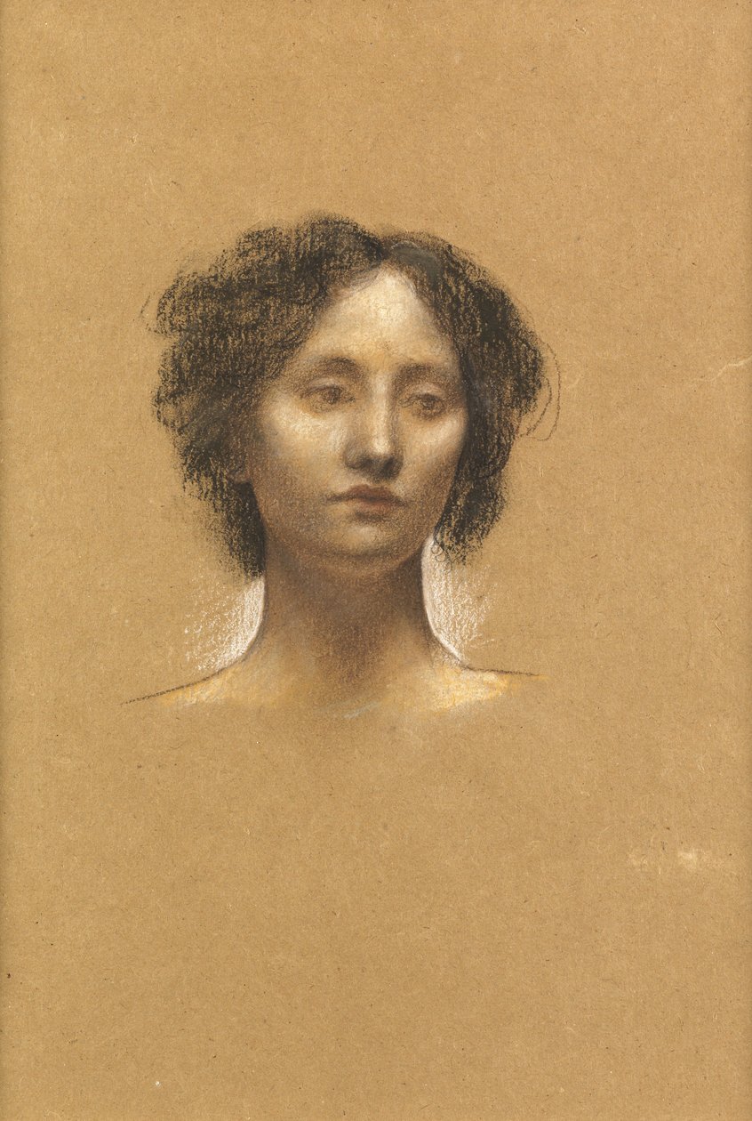 Głowa dziewczyny autorstwa Evelyn De Morgan