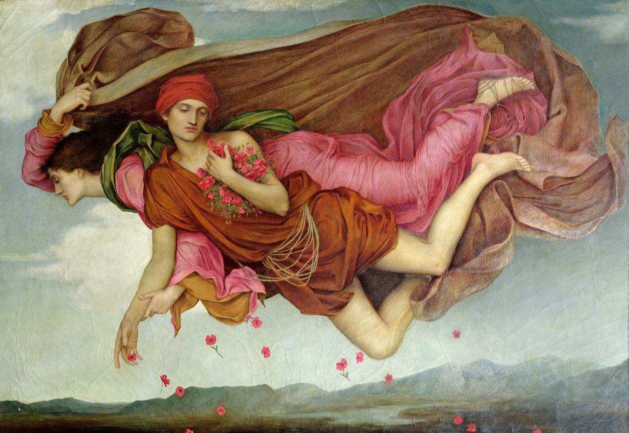 Noc i sen, 1878 autorstwa Evelyn De Morgan