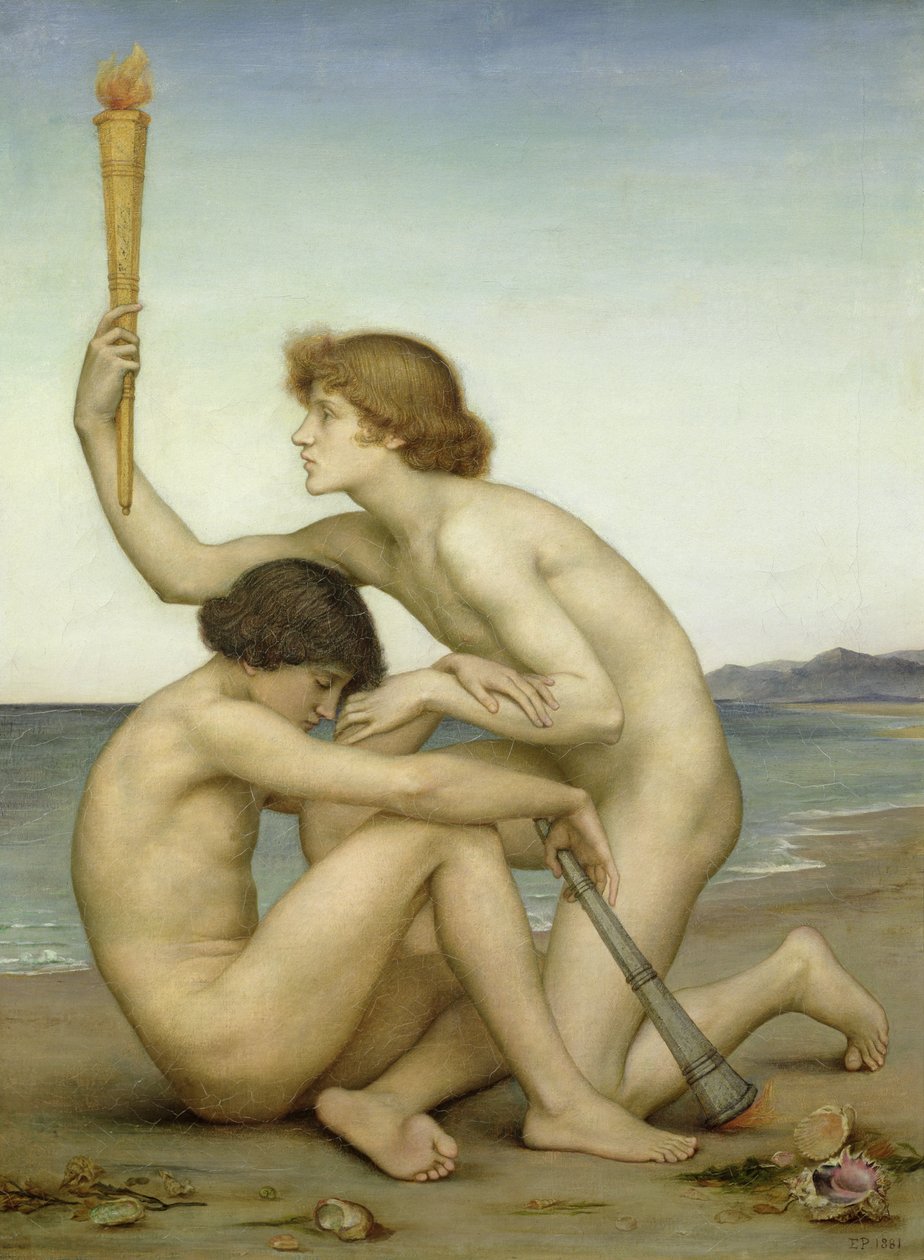 Fosfor i Hesperus, 1881 autorstwa Evelyn De Morgan