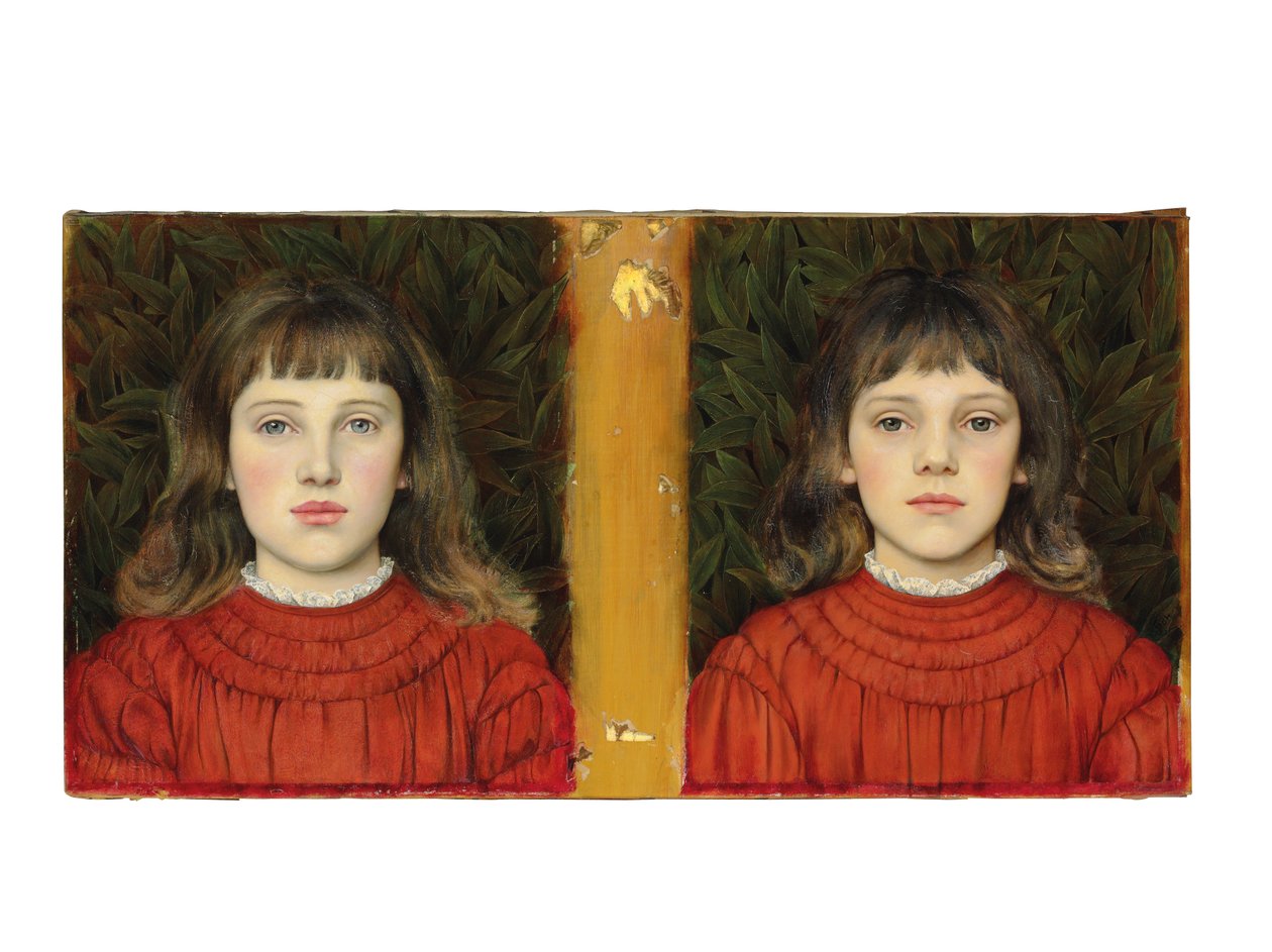 Portrety Alice Mildred i Winifred Julia Spencer Stanhope, 1884 autorstwa Evelyn De Morgan