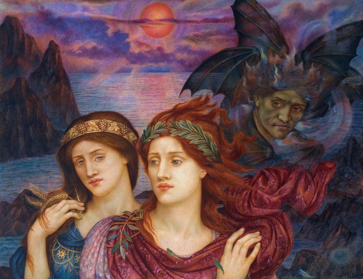 Obrazy prerafaelitów: Wizja autorstwa Evelyn De Morgan