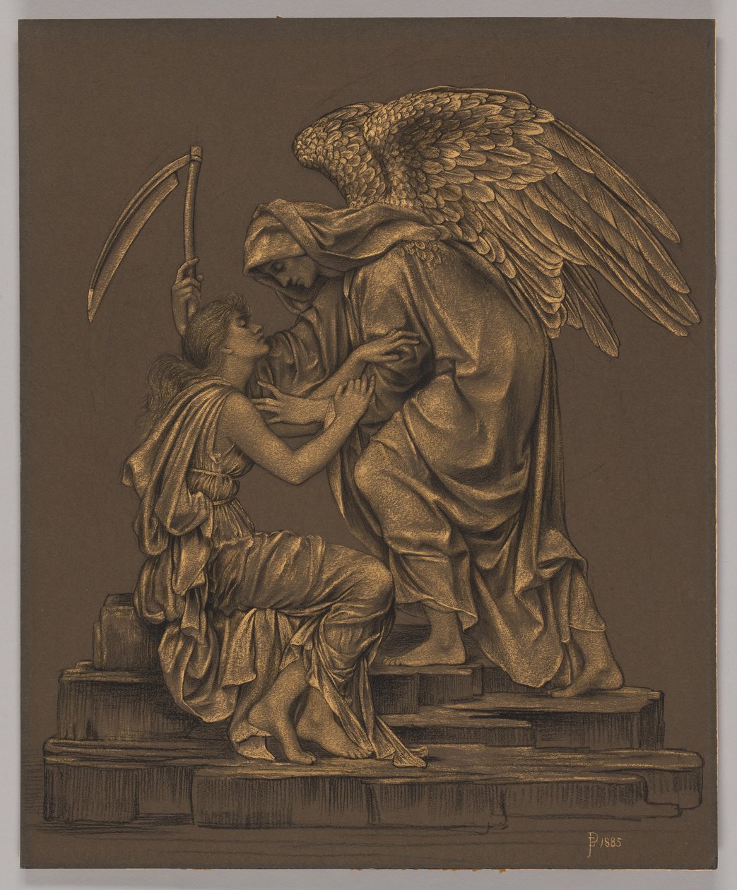 Anioł Śmierci autorstwa Evelyn De Morgan