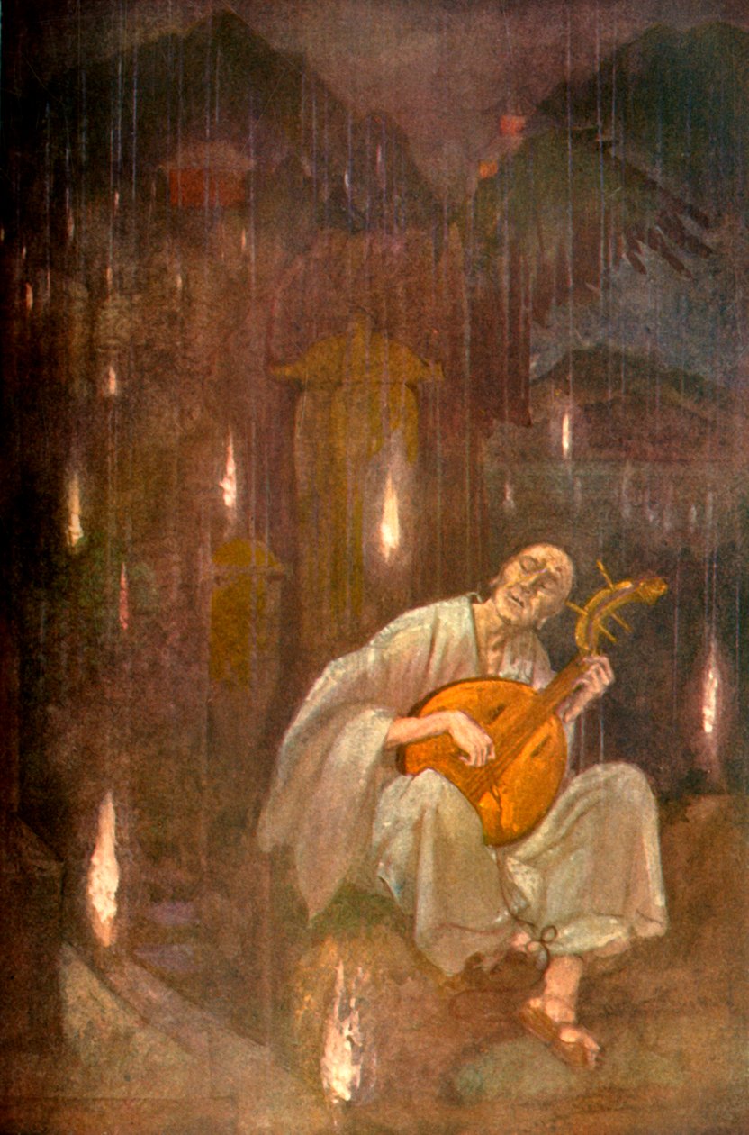 „Hoichi Bezuszny”, 1912. autorstwa Evelyn Paul