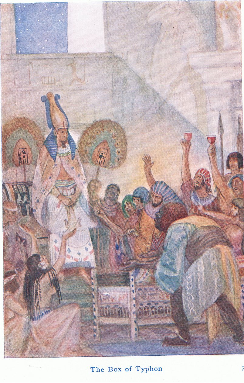 Pudełko Typhon (kolor litho) autorstwa Evelyn Paul