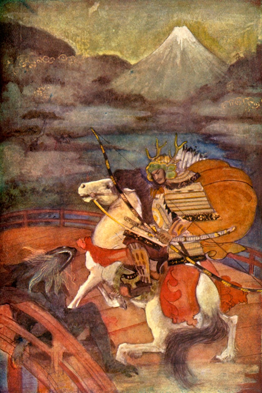 „Totaro i Samébito”, 1912. autorstwa Evelyn Paul