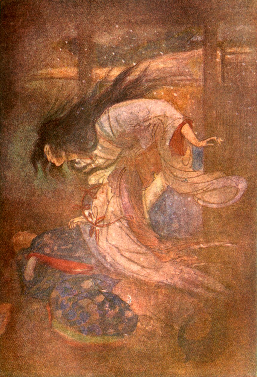 „Yuki-Onna, Pani Śniegu”, 1912. autorstwa Evelyn Paul