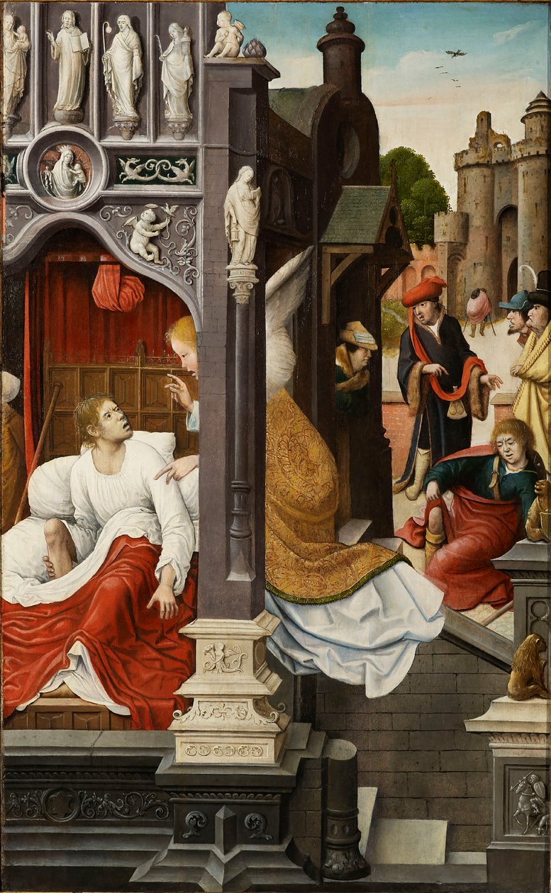 Scena z życia św. Rocha, 1517. autorstwa Everaert Orley