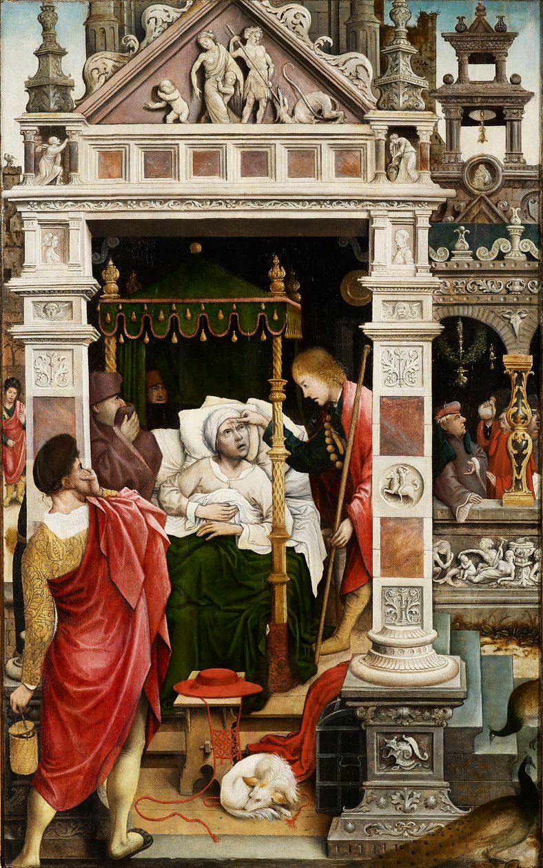 Scena z życia św. Rocha, 1517. autorstwa Everaert Orley