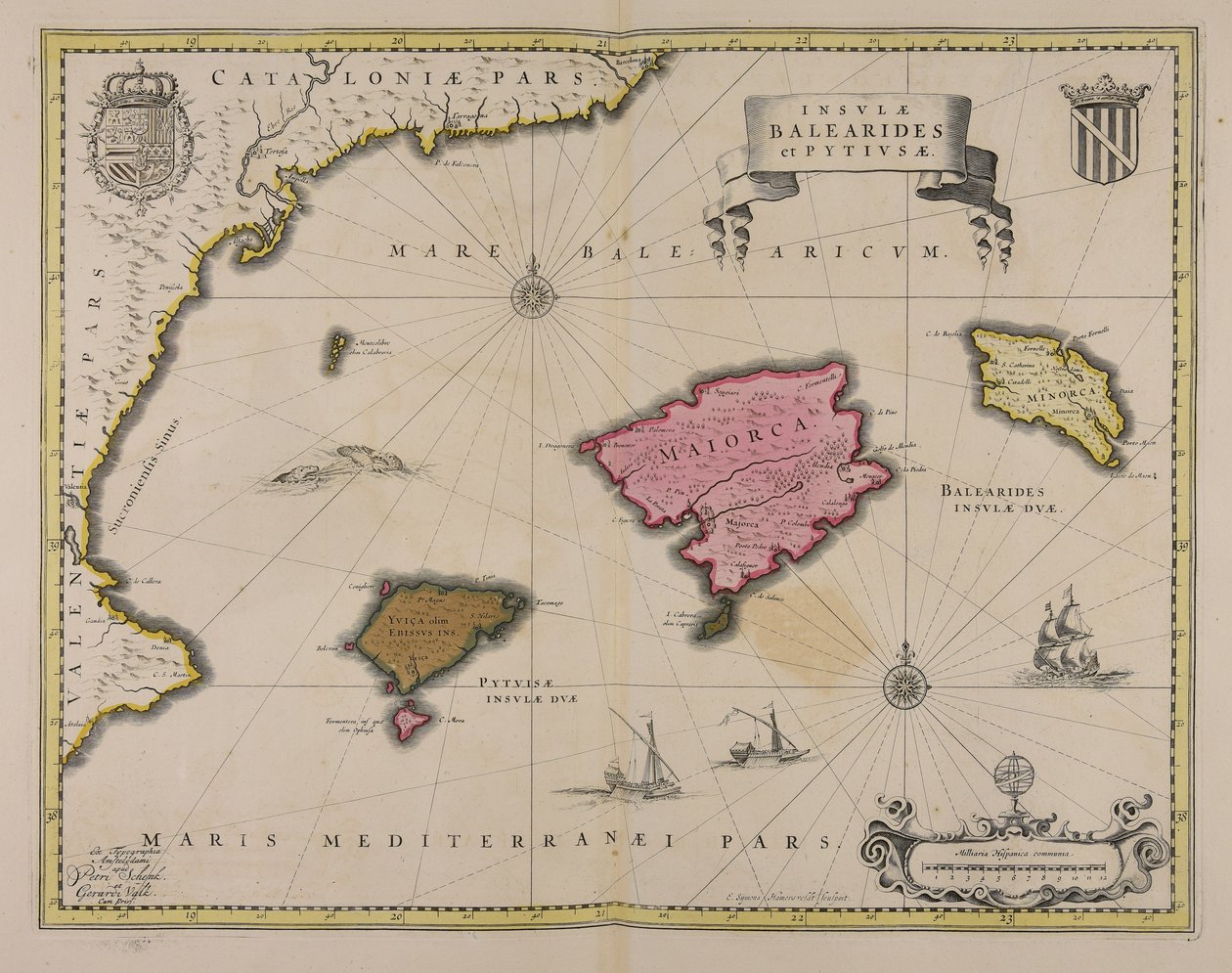 Insulae Balearides et Pytiusae autorstwa Everard Symonsz van Hamersveldt