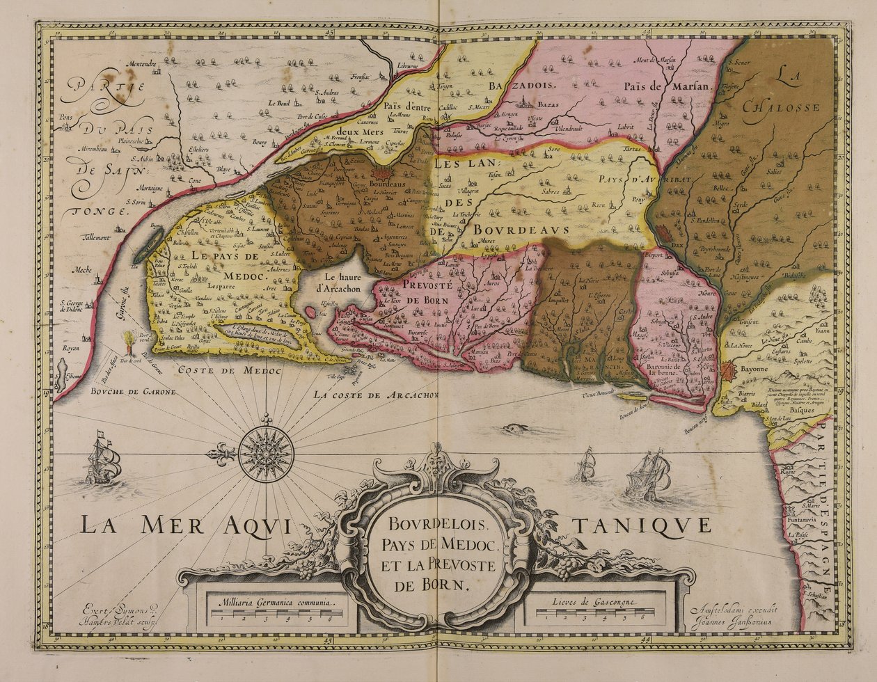 Bourdelois, Medoc i region Born autorstwa Everard Symonsz van Hamersveldt