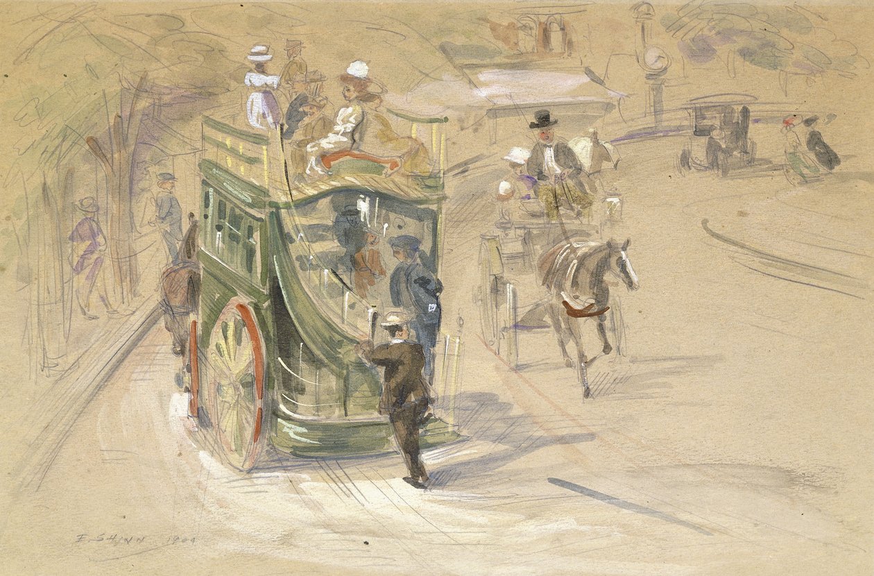 W Central Parku autorstwa Everett Shinn
