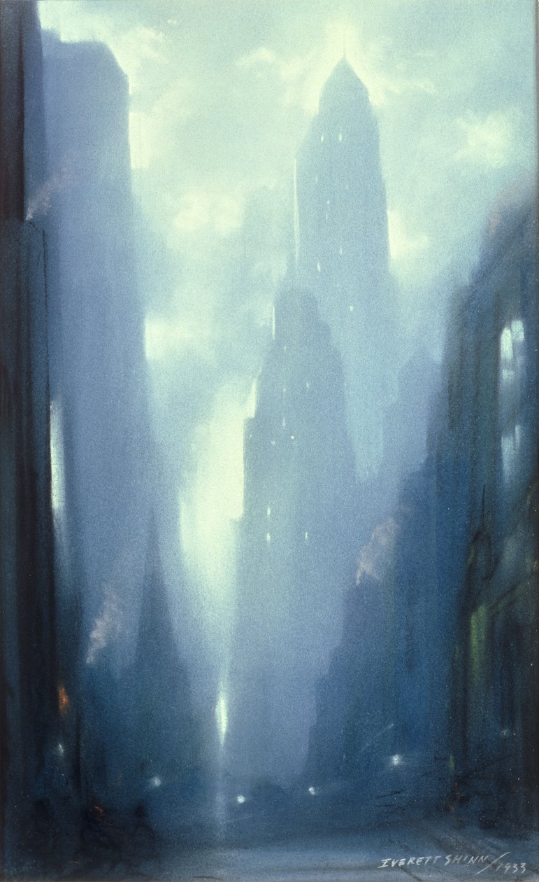 Nowy Jork nocą autorstwa Everett Shinn