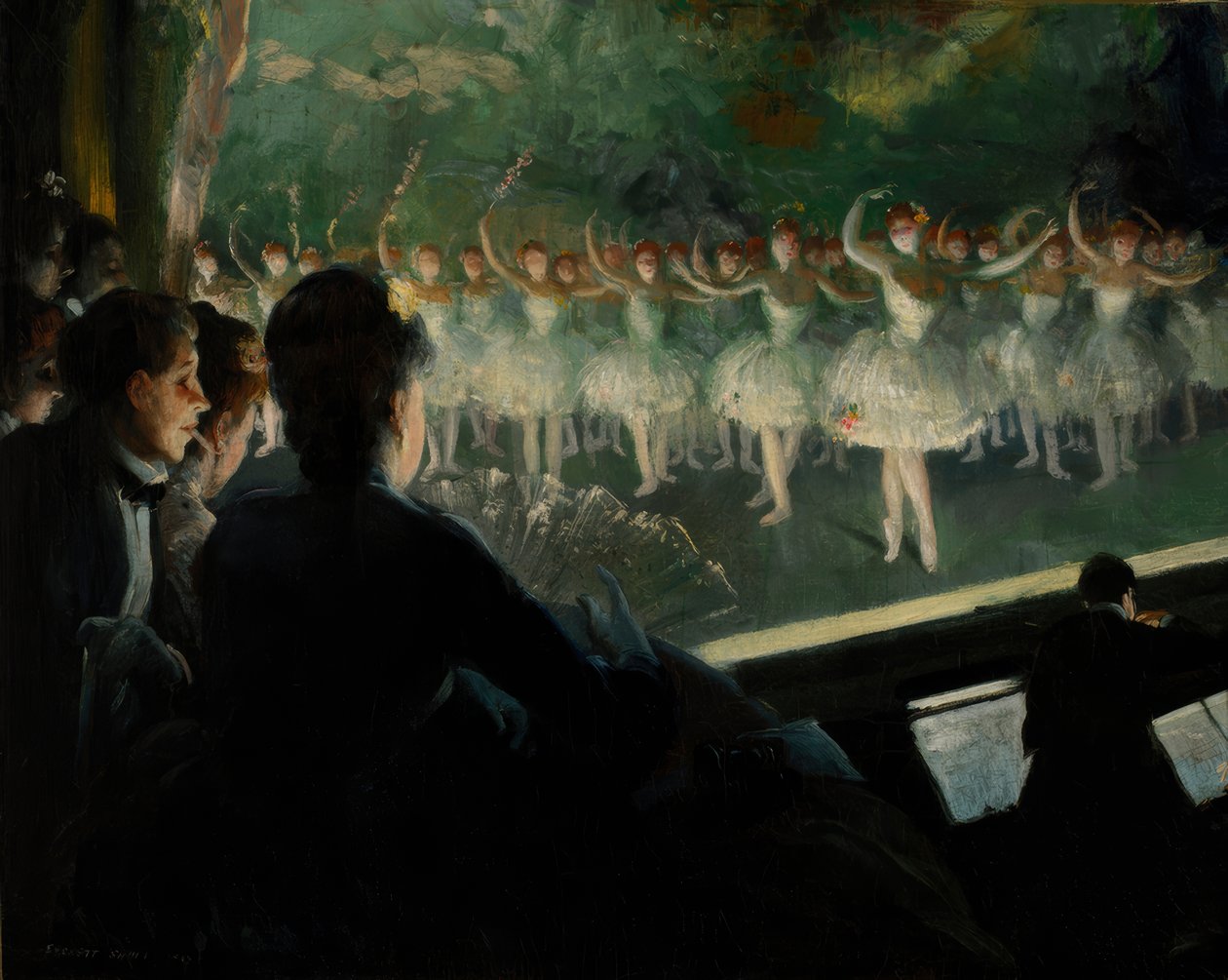 Biały Balet autorstwa Everett Shinn