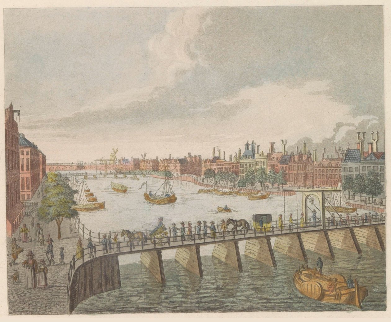 Widok Binnen-Amstel, ok. 1810-1813 Wnętrze Vue de l
