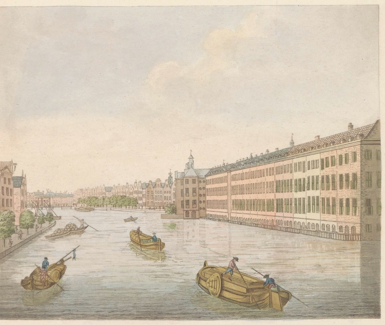 Widok Binnen-Amstel, ok. 1810-1813 Vue du Blaauwe-Brug, wnętrze award de l