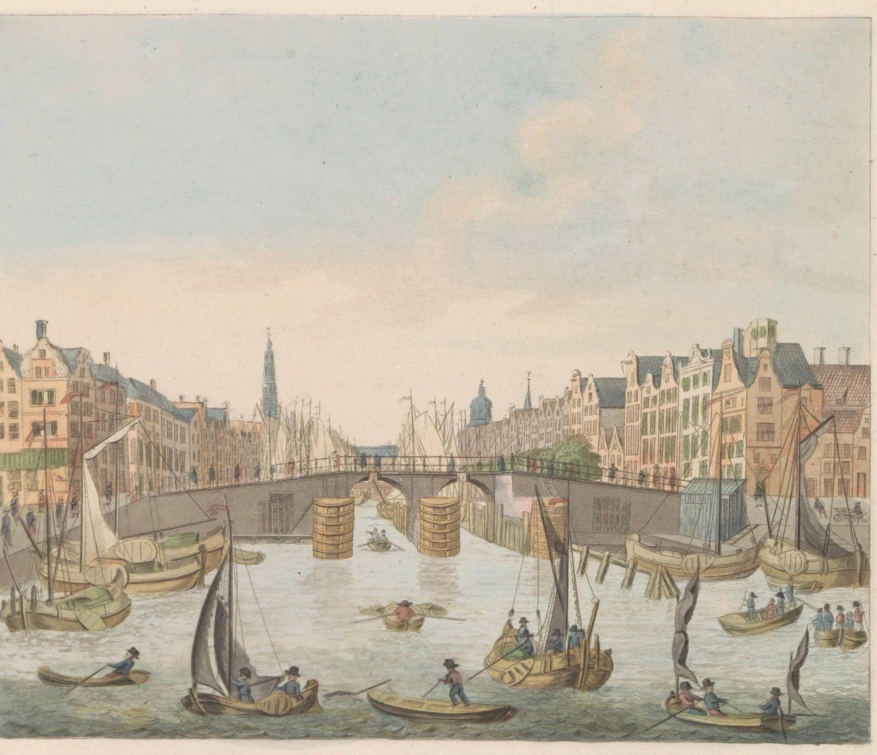 Widok na most Nieuwe, ok. 1810-1813 Vue du Pont-Neuf, award de l