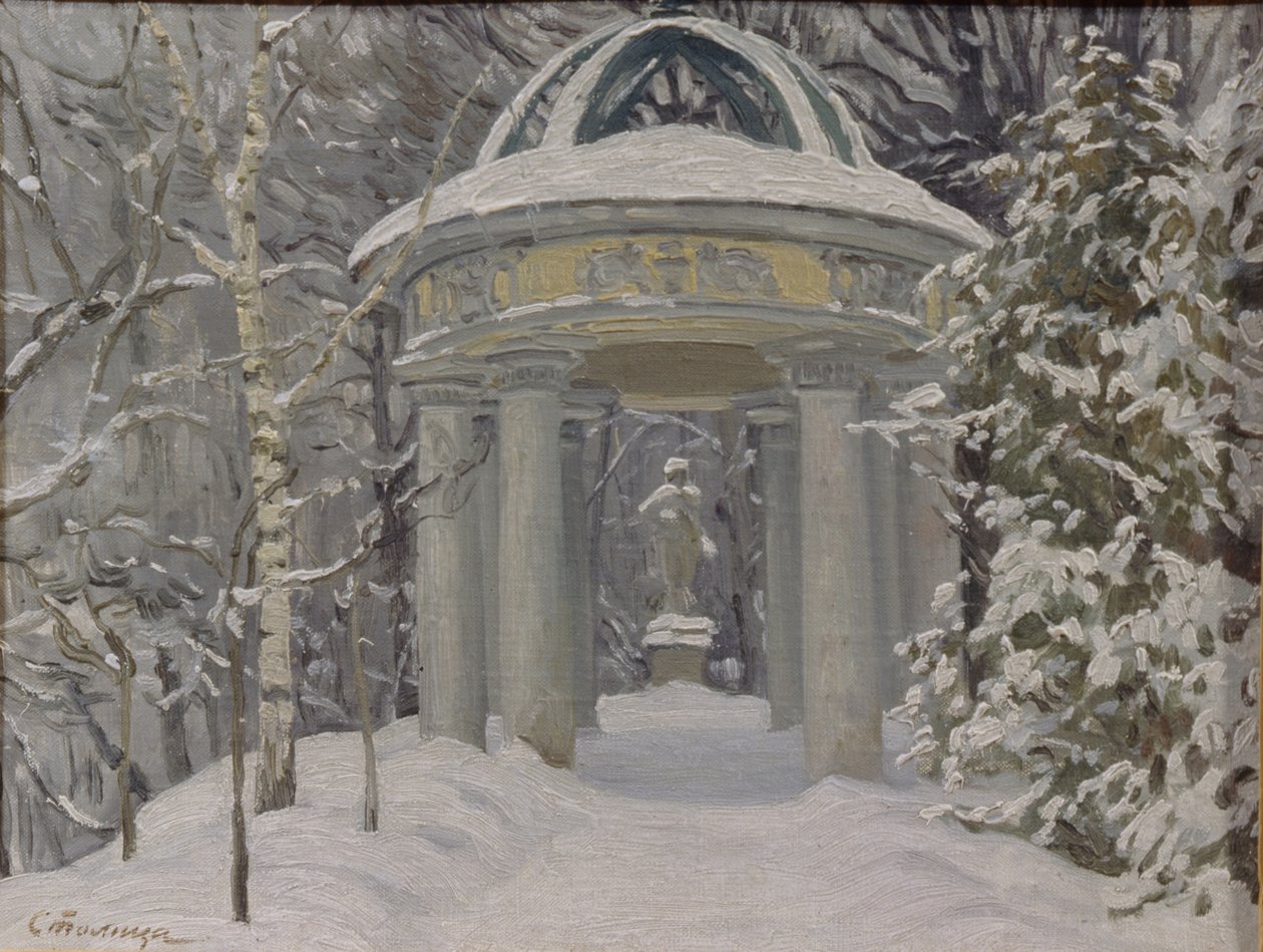 Altana w posiadłości Naydenov, 1923 autorstwa Evgeni Ivanovich Stolitsa
