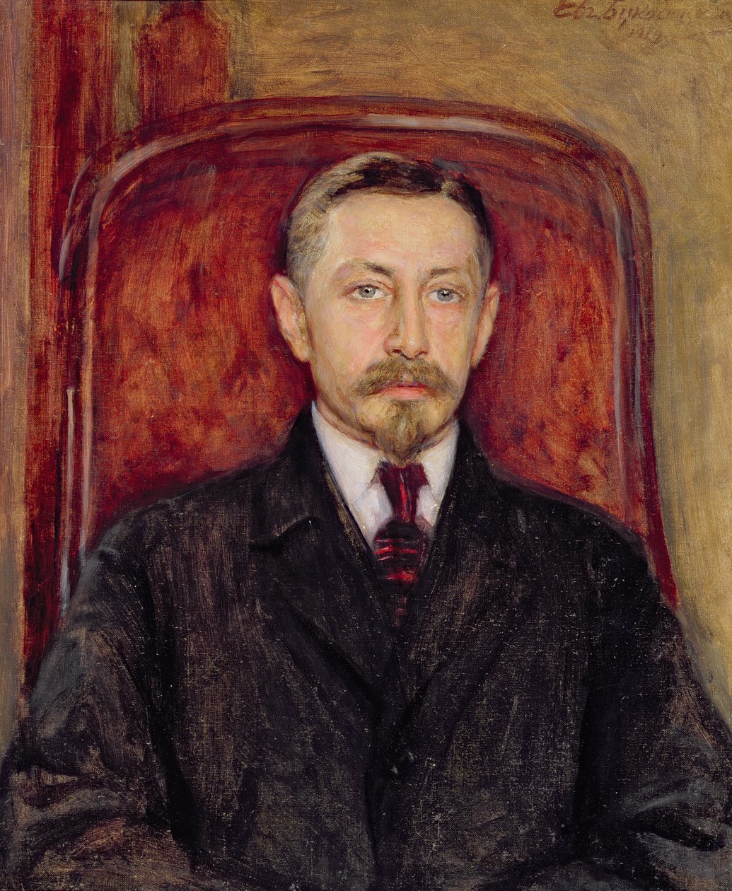 Portret Iwana A. Bunina (1870-1953) autorstwa Evgeniy Iosipovich Bukovetsky