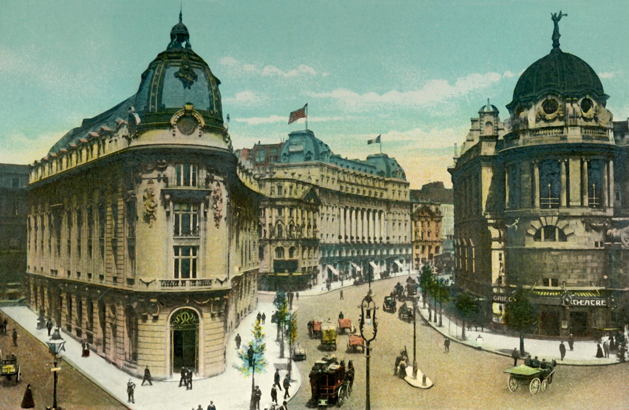Teatr Aldwych i Gaiety, ok. 1900. autorstwa Eyre and Spottiswoode