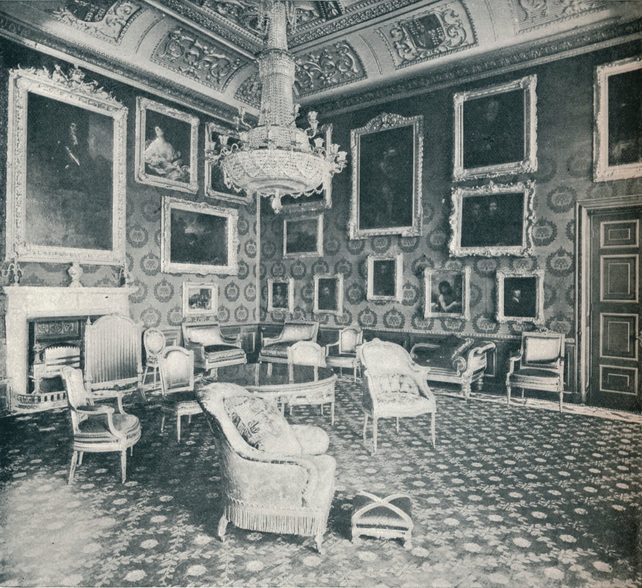 Izba Rady Zamek Windsor, c1899, 1901 autorstwa Eyre and Spottiswoode