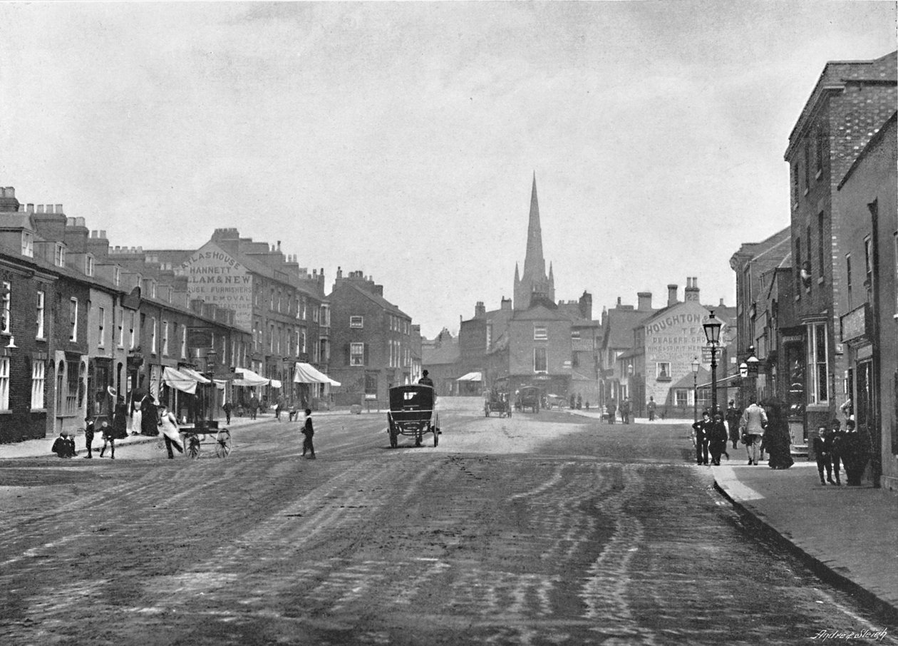 Westgate, Grantham, c1896 autorstwa Eyre and Spottiswoode