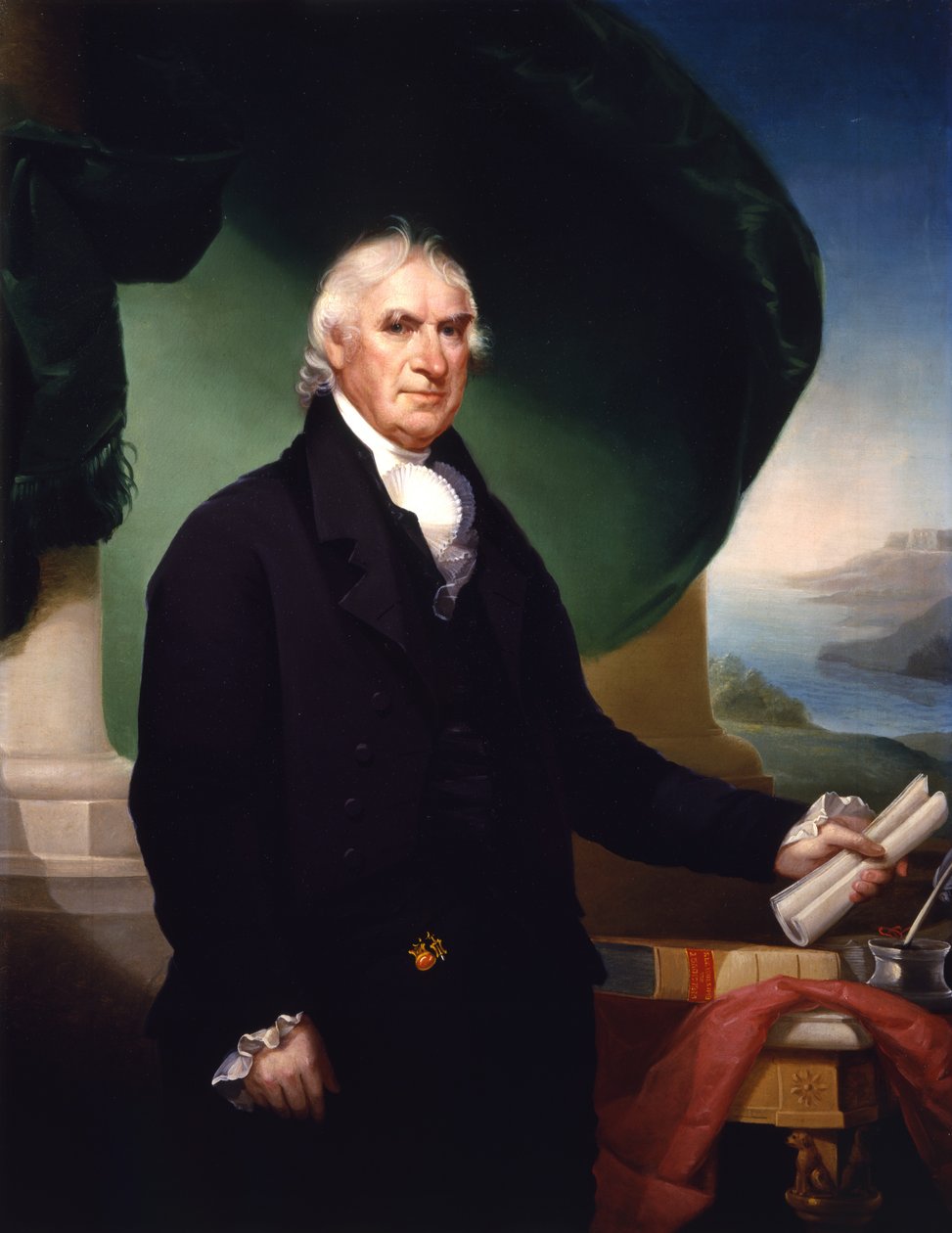 Gubernator George Clinton, 1814 r. autorstwa Ezra Ames