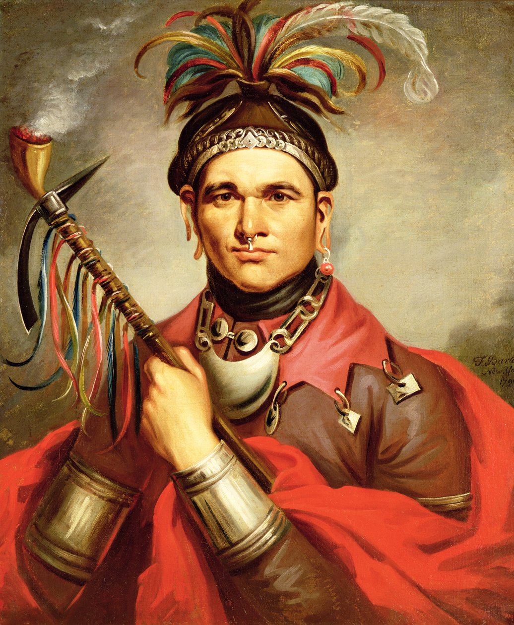 Portret Ki-na-twog-ky, 1796 autorstwa F. Bartoli