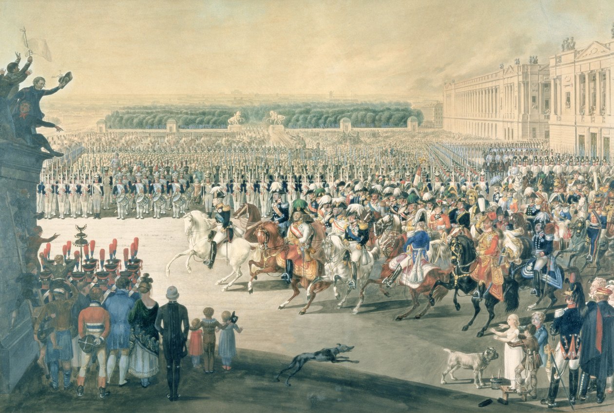 Marsz wojsk alianckich do Paryża, 1815 autorstwa F. Malek
