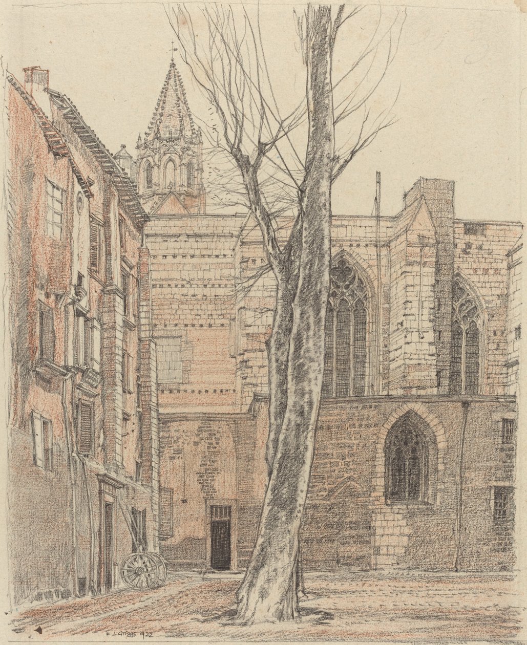 Klasztor św. Piotra, Awinion autorstwa F.L. Griggs