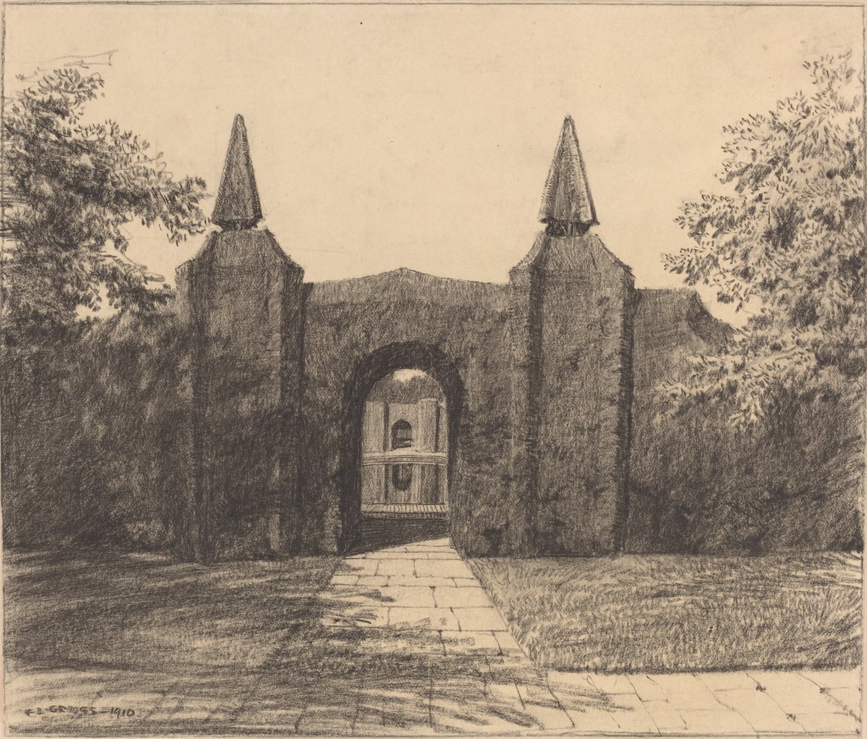 Topiary Archway autorstwa F.L. Griggs