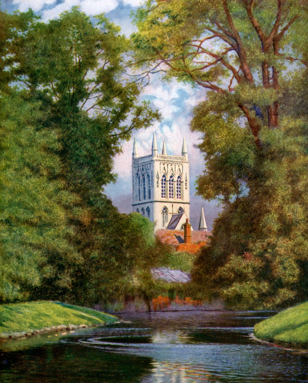 Kaplica St Johns College, Cambridge, 1924-1926 autorstwa F. C. Varley