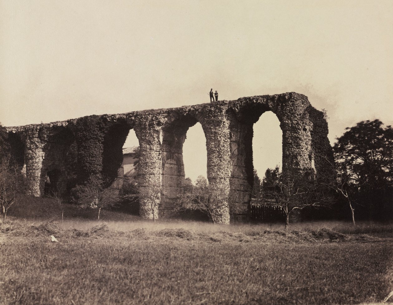 Akwedukt rzymski, Beaunant, Francja, ok. 1930 r. 1857. autorstwa F. Chabrol