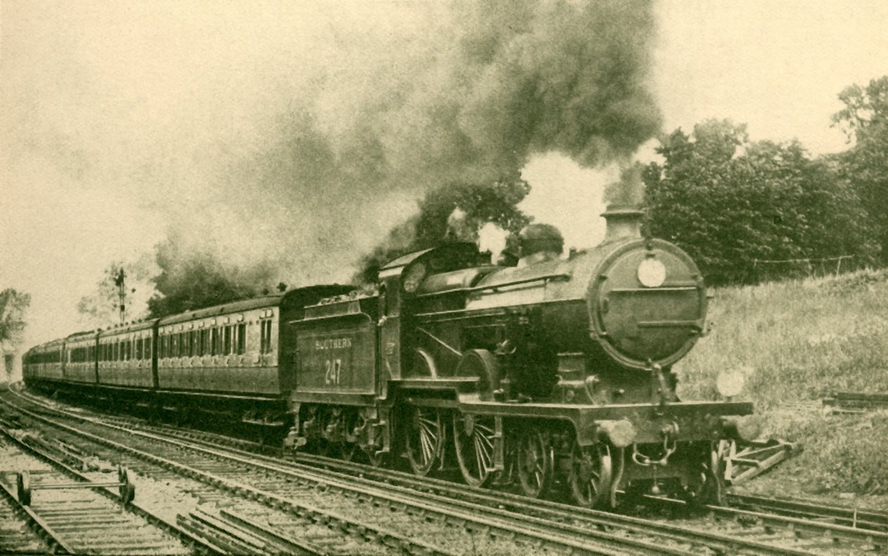 Margate Express, Southern Railway, 1930. autorstwa F. E Mackay
