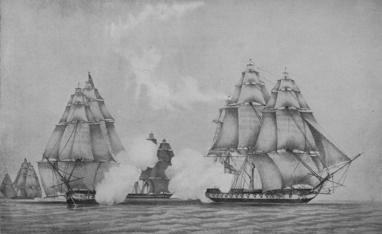 Ucieczka z Belwederu, c1813 autorstwa F. Edwards